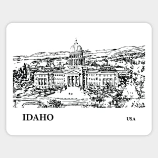 Idaho State USA Sticker
